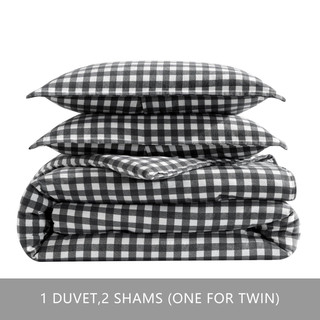 Thumbnail 11: Eddie Bauer Preston Flannel Duvet Cover Set 