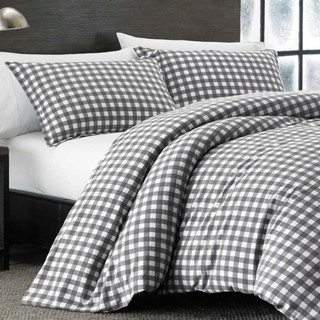 Thumbnail 8: Eddie Bauer Preston Flannel Duvet Cover Set 