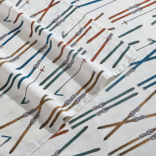 Thumbnail 10: Eddie Bauer Ski Line Flannel Sheet Set 