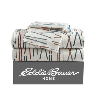 Thumbnail 8: Eddie Bauer Ski Line Flannel Sheet Set 
