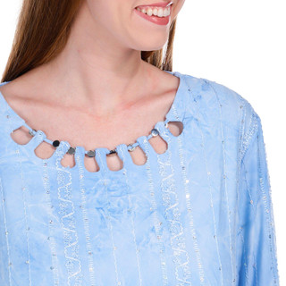 Thumbnail 5: Coral Bay Coral Bay Womens Sequin Embellished 3/4 Sleeve Top 