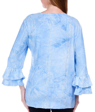 Thumbnail 3: Coral Bay Coral Bay Womens Sequin Embellished 3/4 Sleeve Top 
