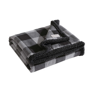Thumbnail 2: Eddie Bauer Cabin Plaid Reversible Throw 