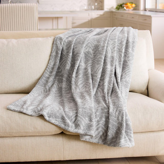 Thumbnail 1: Tommy Bahama Leafy Teddy Reversible Throw 