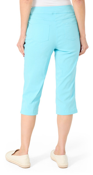 Thumbnail 2: Erin London Erin London Womens Solid Pull-On Capris 