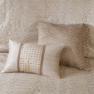 Thumbnail 12: Madison Park Madison Park Camelia 8-pc. Embroidered Comforter Set 