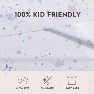 Thumbnail 19: Laura Ashley Dancing Ultra Soft Microfiber Kid Friendly Sheet Set 