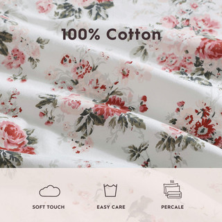 Thumbnail 35: Laura Ashley Laura Ashley Ashfield Cotton Percale Sheet Set 