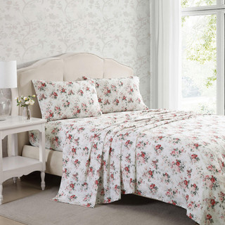 Thumbnail 4: Laura Ashley Laura Ashley Ashfield Cotton Percale Sheet Set 