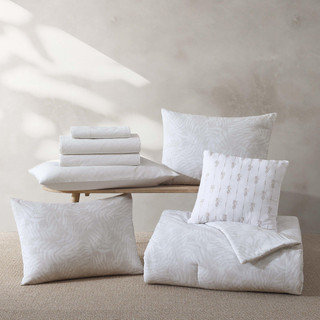 Thumbnail 4: Tommy Bahama Art Of Palms Cotton Comforter 8-Pc. Bed Set 