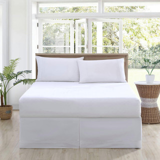Thumbnail 5: Tommy Bahama Tommy Bahama Solid Cotton Sateen Tailored Bed Skirt 