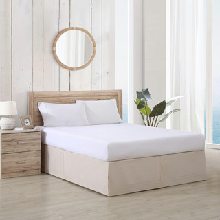 Thumbnail 2: Tommy Bahama Tommy Bahama Solid Cotton Sateen Tailored Bed Skirt 