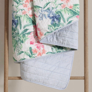 Thumbnail 16: Tommy Bahama Island Orchid Reversible Quilt & Sham Set 
