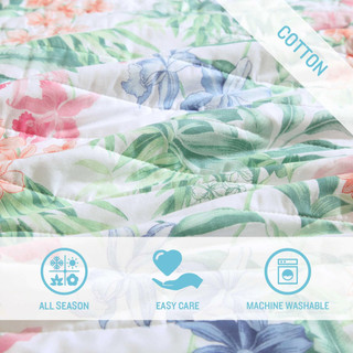 Thumbnail 29: Tommy Bahama Island Orchid Reversible Quilt & Sham Set 