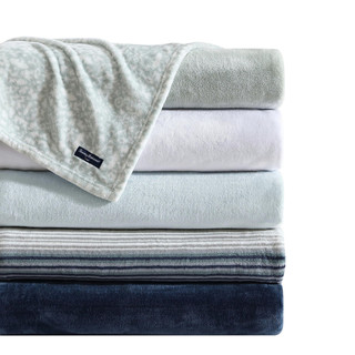 Thumbnail 21: Tommy Bahama Ultra Soft Solid Plush Fleece Blanket 