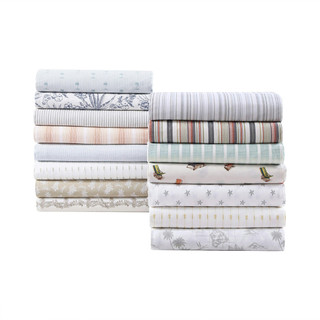 Thumbnail 14: Tommy Bahama Kahanu Stripe Cotton Percale Reversible Sheet Set 
