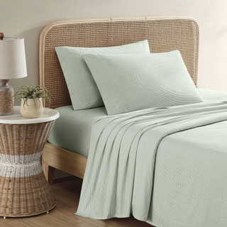 Thumbnail 12: Tommy Bahama Island Cays Stripe Cotton Percale 4-Piece Sheet Set 