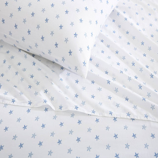 Thumbnail 5: Tommy Bahama Starfish Treasure Cotton Percale 4-Piece Sheet Set 