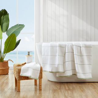 Thumbnail 3: Tommy Bahama Ridley Solid Cotton Terry Towel Set, 3pc Set 