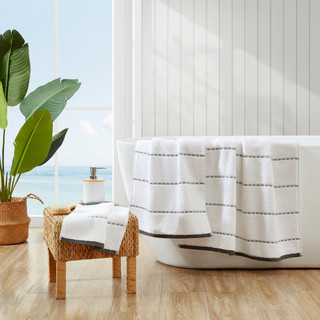Thumbnail 3: Tommy Bahama Ridley Solid Cotton Terry Towel Set, 3pc Set 