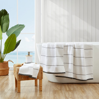 Thumbnail 3: Tommy Bahama Ridley Solid Cotton Terry Towel Set, 3pc Set 