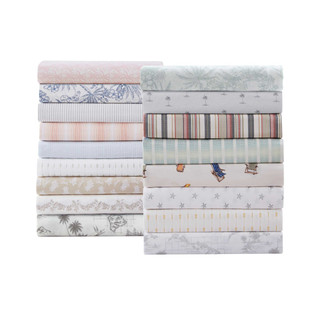 Thumbnail 9: Tommy Bahama Lovely Palms Cotton Percale 4-Piece Sheet Set 