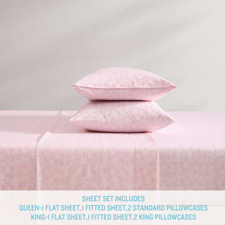 Thumbnail 4: Tommy Bahama Lovely Palms Cotton Percale 4-Piece Sheet Set 