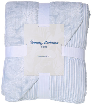 Thumbnail 1: Tommy Bahama Tommy Bahama 3 Pc Makena Cotton Reversible Quilt Set 