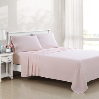 Thumbnail 2: Laura Ashley Laura Ashley T800 Solid Cotton Blend Sheet Set 