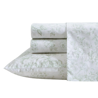 Thumbnail 9: Laura Ashley Laura Ashley Toile Delight Cotton Percale Sheet Set 