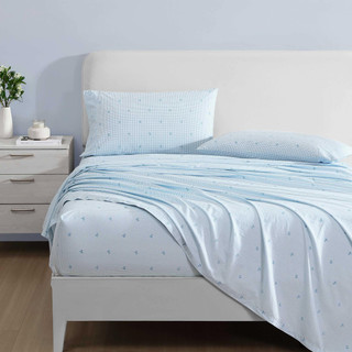 Thumbnail 1: Laura Ashley Laura Ashley Turtle Gingham Cotton Percale Sheet Set 