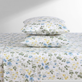 Thumbnail 7: Laura Ashley Laura Ashley Meadow Floral Cotton Sateen Sheet Set 