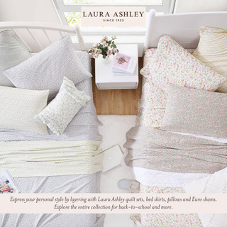 Thumbnail 80: Laura Ashley Laura Ashley Loveston Cotton Percale Sheet Set 