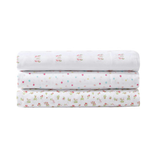 Thumbnail 24: Laura Ashley Mae Ultra Soft Microfiber Kid Friendly Sheet Set 