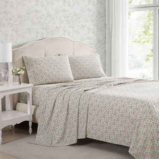 Thumbnail 2: Laura Ashley Laura Ashley Emogene Cotton Percale Sheet Set 