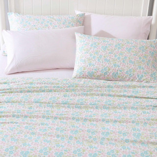 Thumbnail 8: Laura Ashley Laura Ashley 6 Pc. Cotton Percale Sheet Set 