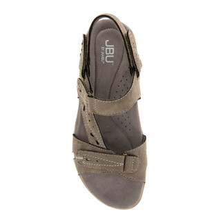 Thumbnail 4: JBU JBU Womens Stephie Vegan-Wide Flat Sandals 