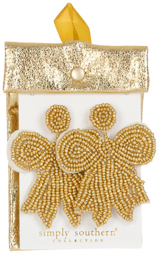 Thumbnail 1: SIMPLY SOUTHERN Simply Southern Bead Bow Post-Back Earrings 