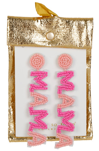 Thumbnail 1: SIMPLY SOUTHERN Simply Southern Mama Mama Post-Back Earrings 
