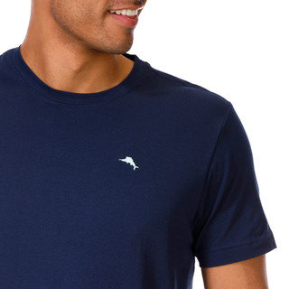 Thumbnail 2: Tommy Bahama Tommy Bahama Mens Solid Short Sleeve Sleep Shirt 