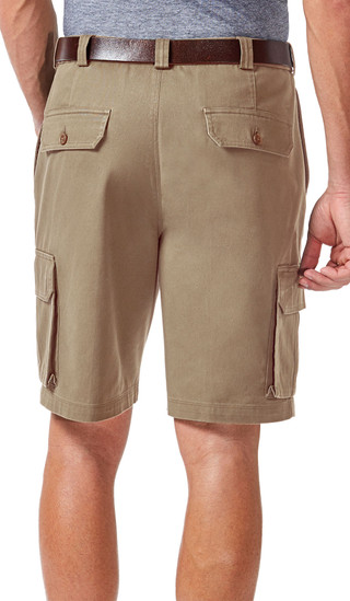 Thumbnail 2: Haggar Haggar Mens Stretch Comfort Cargo Shorts 