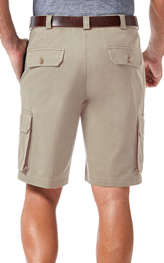 Thumbnail 2: Haggar Haggar Mens Stretch Comfort Cargo Shorts 
