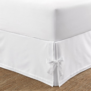 Thumbnail 4: Laura Ashley Laura Ashley Corner Ties Tailored Bed Skirt 