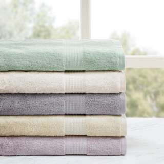 Thumbnail 2: Madison Park Madison Park 6-pc. Organic Cotton Towel Set 