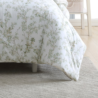 Thumbnail 3: Laura Ashley Laura Ashley Lindy 100% Cotton Comforter Bedding Set-Green 