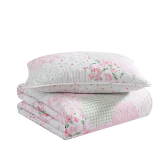 Thumbnail 18: Laura Ashley Laura Ashley Kids Ellyn Microfiber Reversible Quilt Set 