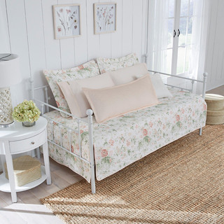 Thumbnail 7: Laura Ashley Laura Ashley Breezy 4 Pc Quilted Daybed Cover Set 