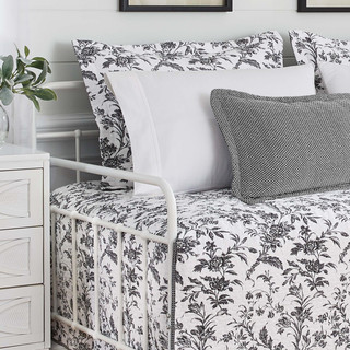 Thumbnail 3: Laura Ashley Laura Ashley Amberley 4 Pc Quilted Daybed Cover Set 