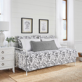 Thumbnail 1: Laura Ashley Laura Ashley Amberley 4 Pc Quilted Daybed Cover Set 