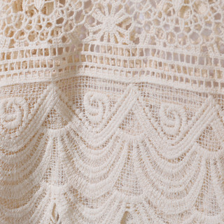 Thumbnail 7: REBELLION Rebellion Juniors Short Sleeve Crochet Crop Top 